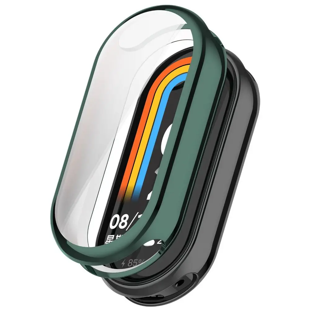 Soft TPU Protective Cover Anti-Scratch Full Cover Screen Protector Smart Band Accessories Case Shell for Xiaomi Band 9