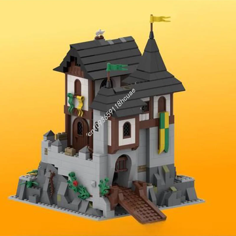 

1140 шт. MOC Bear Rock Fortress Castle строительные блоки Рождество неограниченное количество творчества DIY идеально подходит для индивидуальных строителей кирпичный подарок