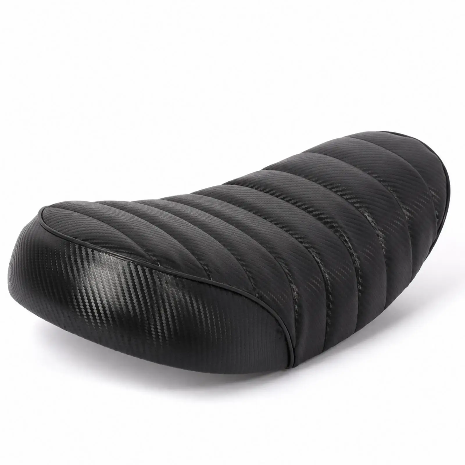 Mini-Style Motorcycle Seat Pad Contoured Thickened PU Motorcycle Seat Cushion Shock-Absorbing for Everyday Commuting, Cruising