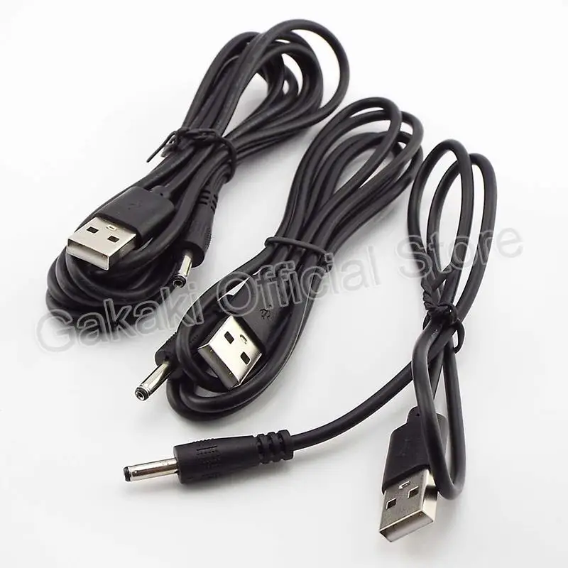 USB A spina maschio A DC 2.5 3.5 1.35 4.0 1.7 5.5 2.1 5.5 2.5mm spina di alimentazione Jack tipo A cavo di prolunga cavi connettore