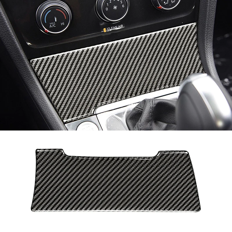 

For Volkswagen Vw Golf 7 Gti Mk7 2013-2019 Carbon Fiber Cigarette Light Storage Box Cover Trim Car Sticker accessories