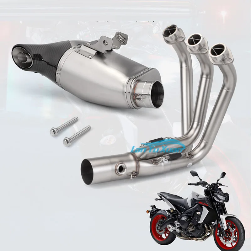 

For MT-09 MT09 FZ-09 FZ09 FJ-09 FJ09 TRACER 900 GT 2014 - 2020 Motorcycle Exhaust Full Systems Pipe Modified Muffler