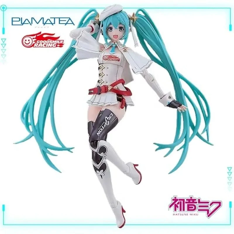 

PLAMATEA Original Genuine GoodSmile Racing Vocaloid Hatsune Miku GT Project Racing Miku 2023 Ver 15.5cm Model Toys Action Figure