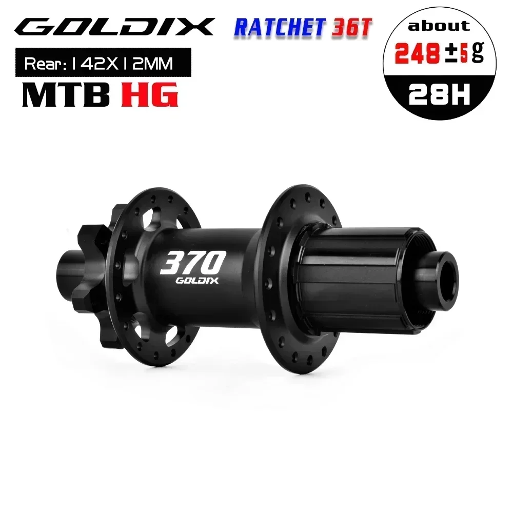 GOLDIX 370 BOOST Hubs 28 Holes MTB Disc Brake Noisy Mtb Hubs
