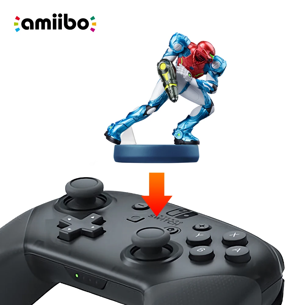 Amiibo-samus شكل لنينتندو سويتش ، emmi لعبة وحدة التحكم ، نموذج التفاعل #4
