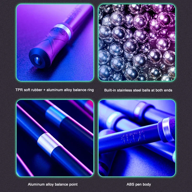 1 pçs brinquedos fidget caneta giratória criativa rotativa canetas de jogo engraçado alívio do estresse brinquedos para adulto antiestresse spinner caneta