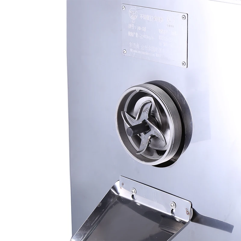 التجارية Mesin Penggiling Daging الفولاذ المقاوم للصدأ اللحوم الكهربائية المفروم مفرمة اللحم الصناعية آلة طحن #5