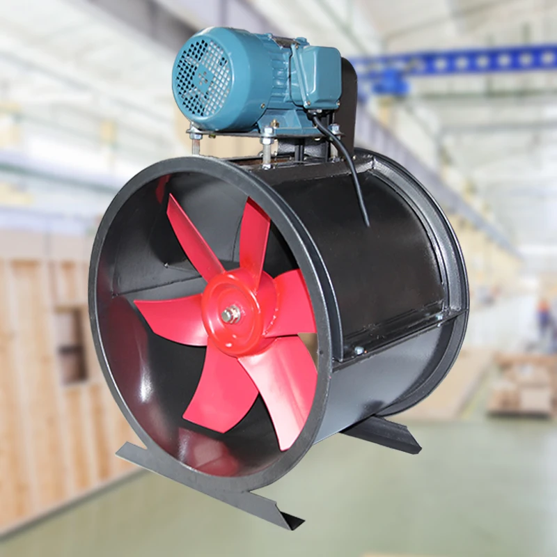 Fiberglass T30 External Motor 380V Axial Flow Exhaust Fan Industrial Ventilation Fan