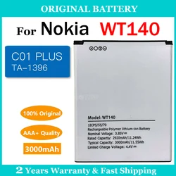 New 100% Original 3000mAh WT140 Battery For Nokia C01 PLUS TA-1396 Replacement Batteria Rechargeable Battery