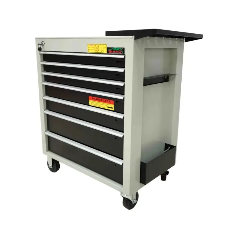 

G-207 Тяжелый металл, железный 7-ящик, роликовая тележка для инструментов, шкаф для инструментов с механическими инструментами для ремонта