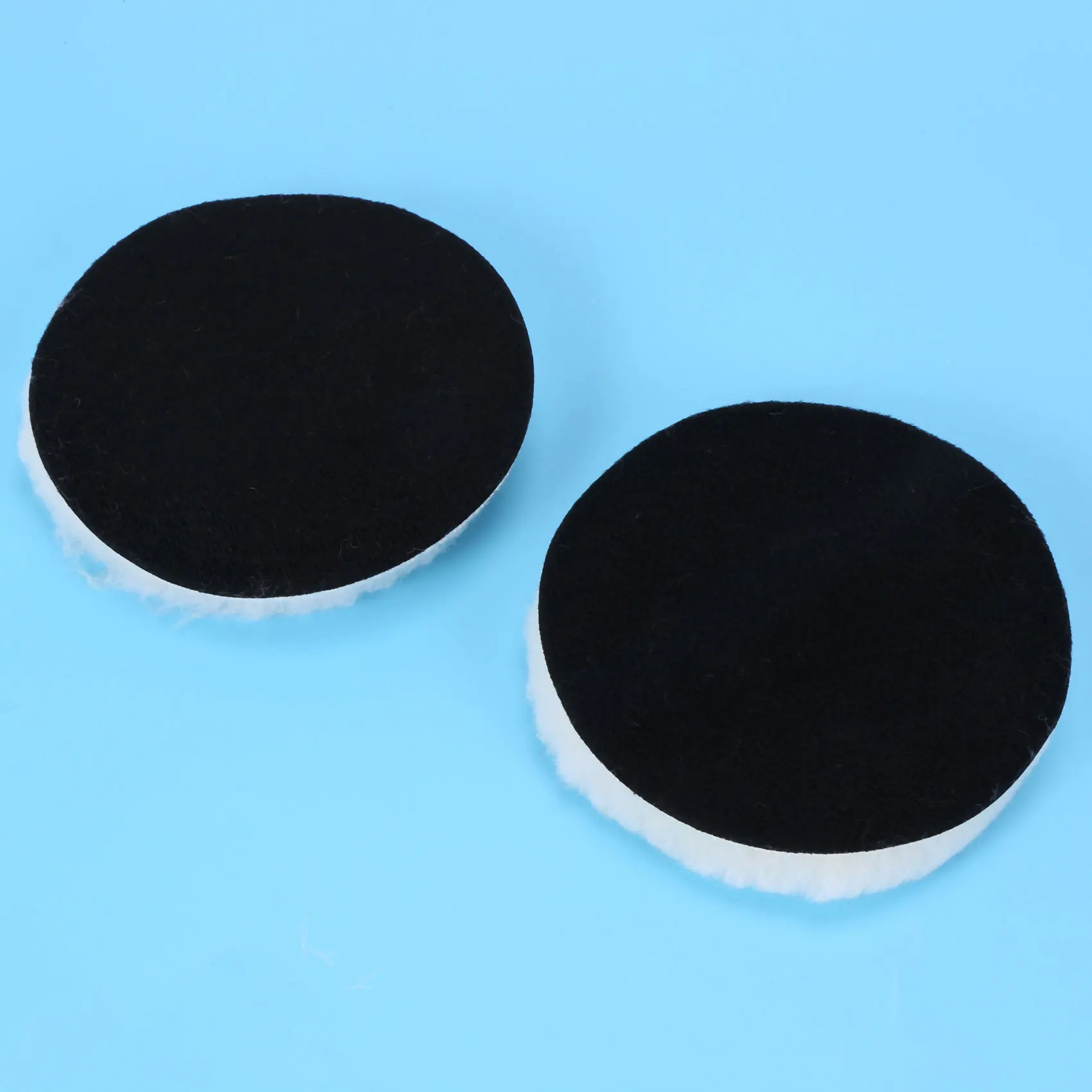10 Pcs 125 Mm Car Polishing Pad 5 Inch Inch Polish Waxing Pads Wool Polisher Bonnet Car Paint Care Wool Polishing Pad