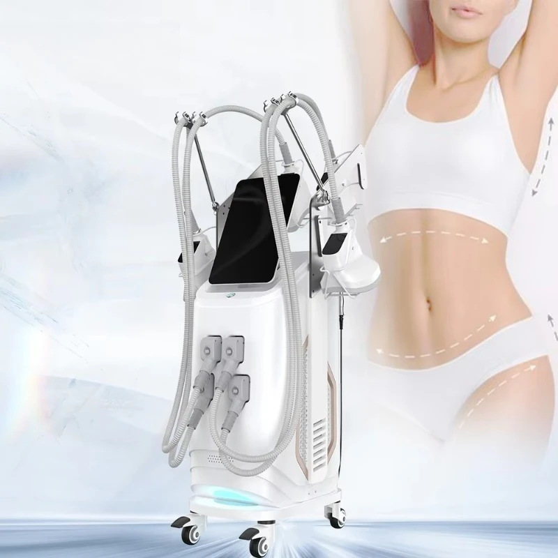 4 RF Handles Weight Loss Machine Cryolipolysis Cryo Slimming System Vacuum Cavitation Technology Slimming Machine