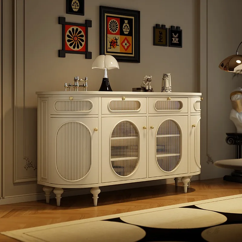 Cucina Soggiorno Mobili Armadio Per 3 Cassetti Armadio di Stoccaggio Vetrina Vetrina Organizzatore Decorativo Scatola di Stoccaggio Armadietto Casa