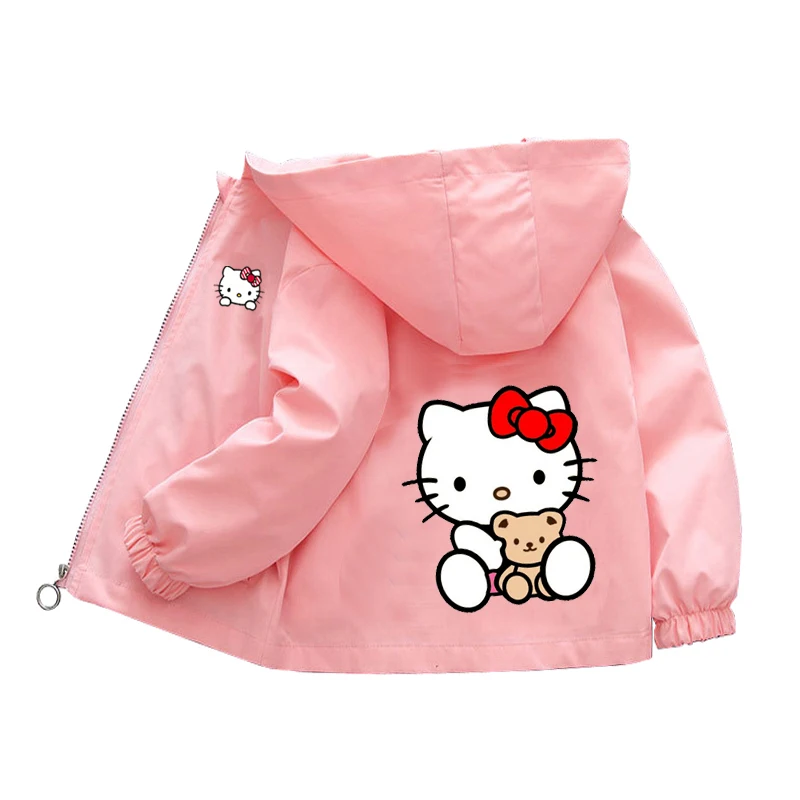 frozen 2 Spring and Autumn Girls Cartoon Jacket Girls hello kitty Outing Clothes Jacket Children outwear girl baby coat 1-10Year