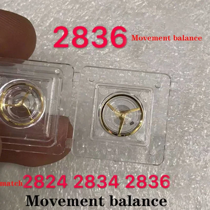 Watch movement accessories suitable for ETA2824-2 2834 2836 movement balance wheel full swing watch repair accessories