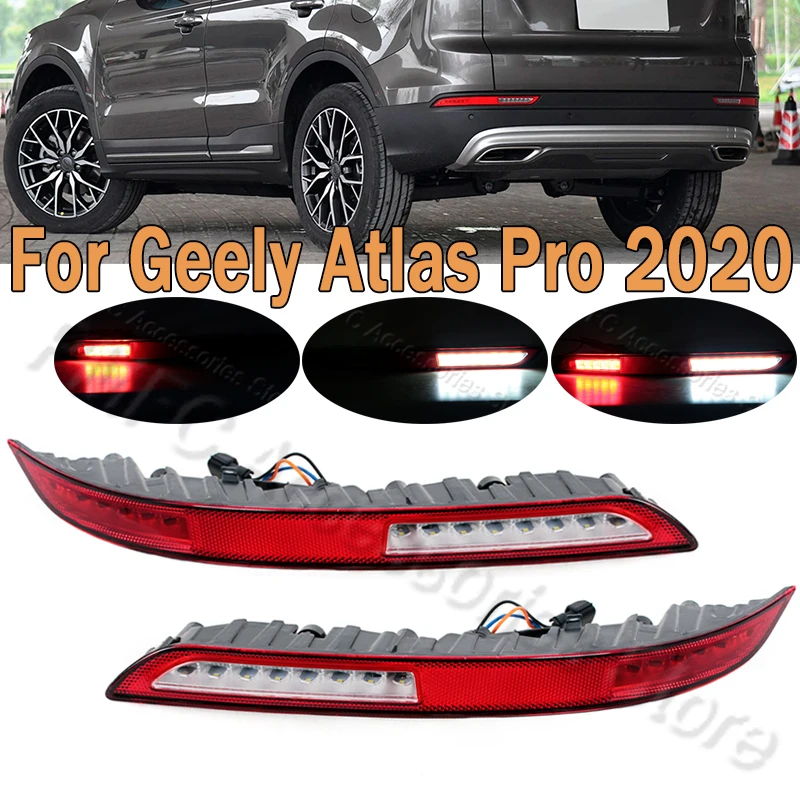 Car Rear Bumper Stop Light Fog Lamp Turn Signal Light Reversing Light Fit For Geely Atlas Pro 2020 For Car Brake Light Assembly