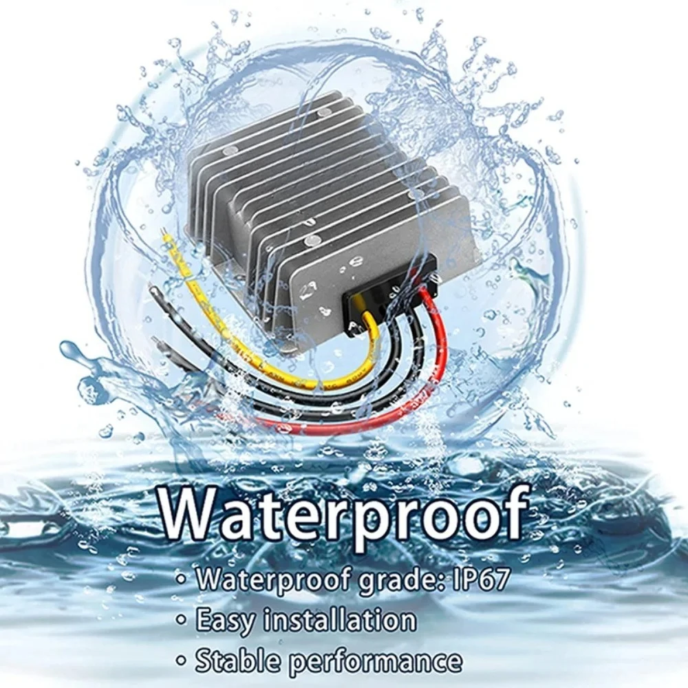 8-40V to 12V 10A Voltage Stabilizer DC DC Converter Step-Up Down Reducer Regulator Boost Buck Module Regulator for Car Solar