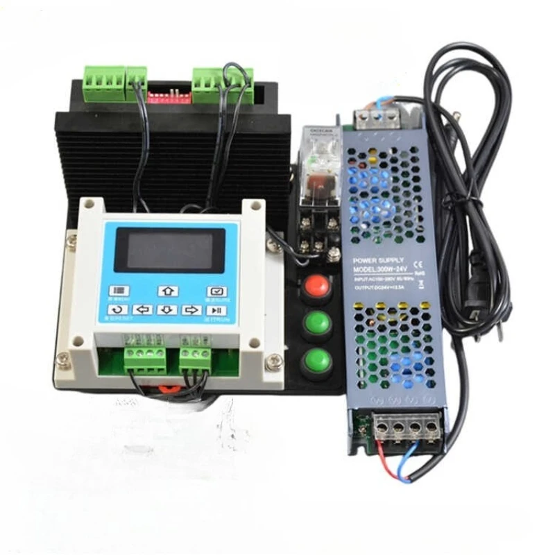 

Single axis controller programmable forward and reverse 57 stepper motor counting 6 groups action linkage external sensor