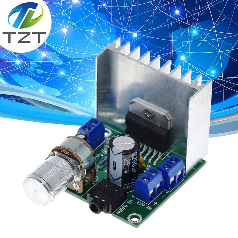 TDA7297 amplifier board digital amplifier board dual-channel amplifier board finished no noise 12V dual 15W (A type)