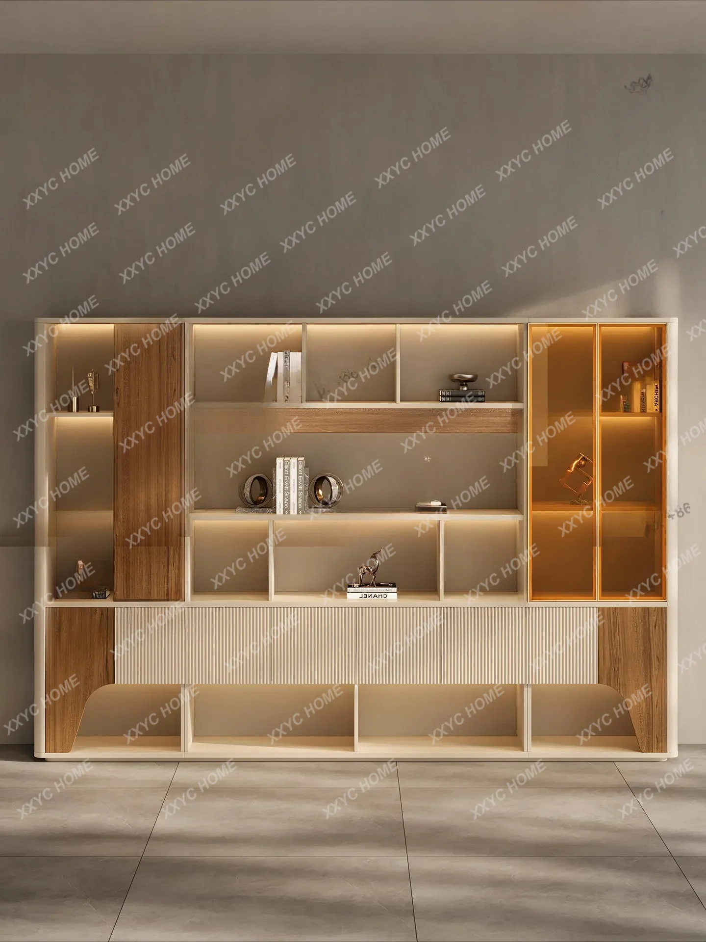 Boss Office Background Document Cabinet Simple Modern Office Locker