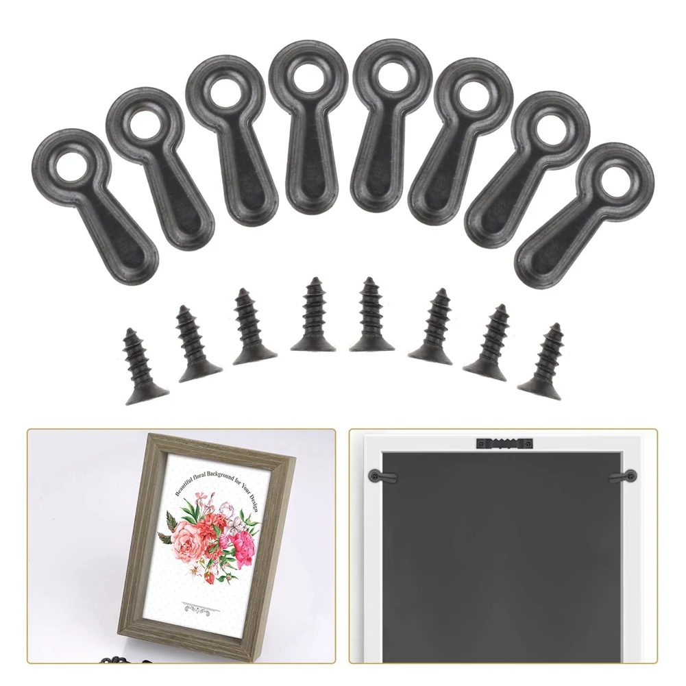 ABYN-Picture Frame Turn Button Fasteners Set Picture Frame Backing Clips Photo Frame Hardware Clips