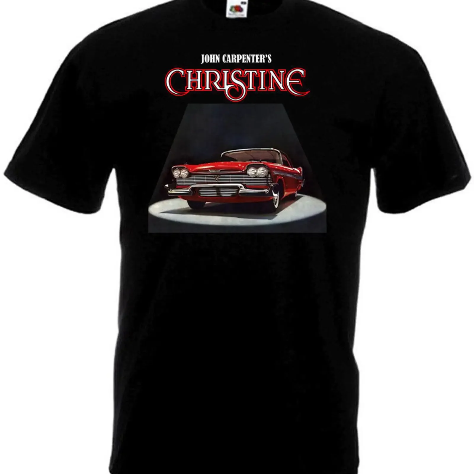 Christine v7 T shirt black movie poster all sizes S 5XL vintage Washed fashion Versatile Breathable Casual