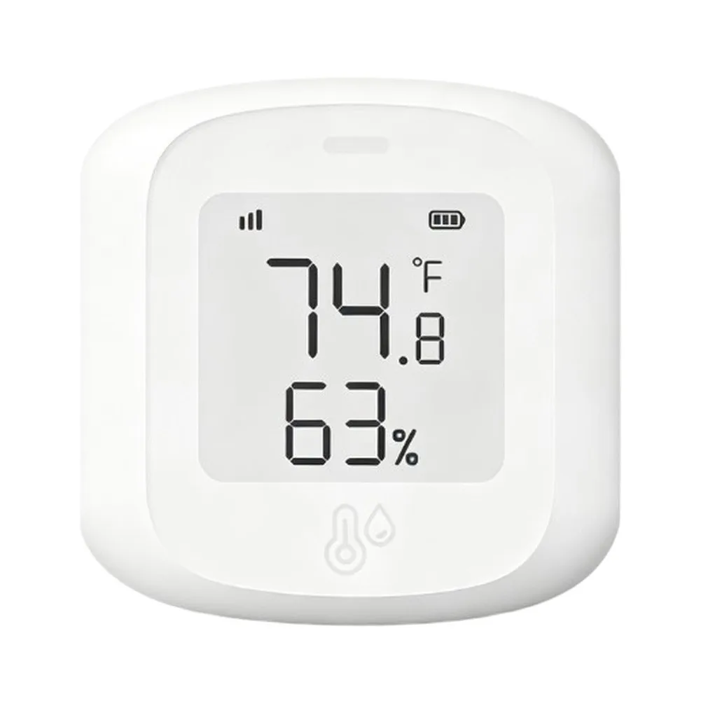 Humidity Control Sensor For Greenhouse Temperature Sensor White WiFi Temperature Sensor Easy Installation Process