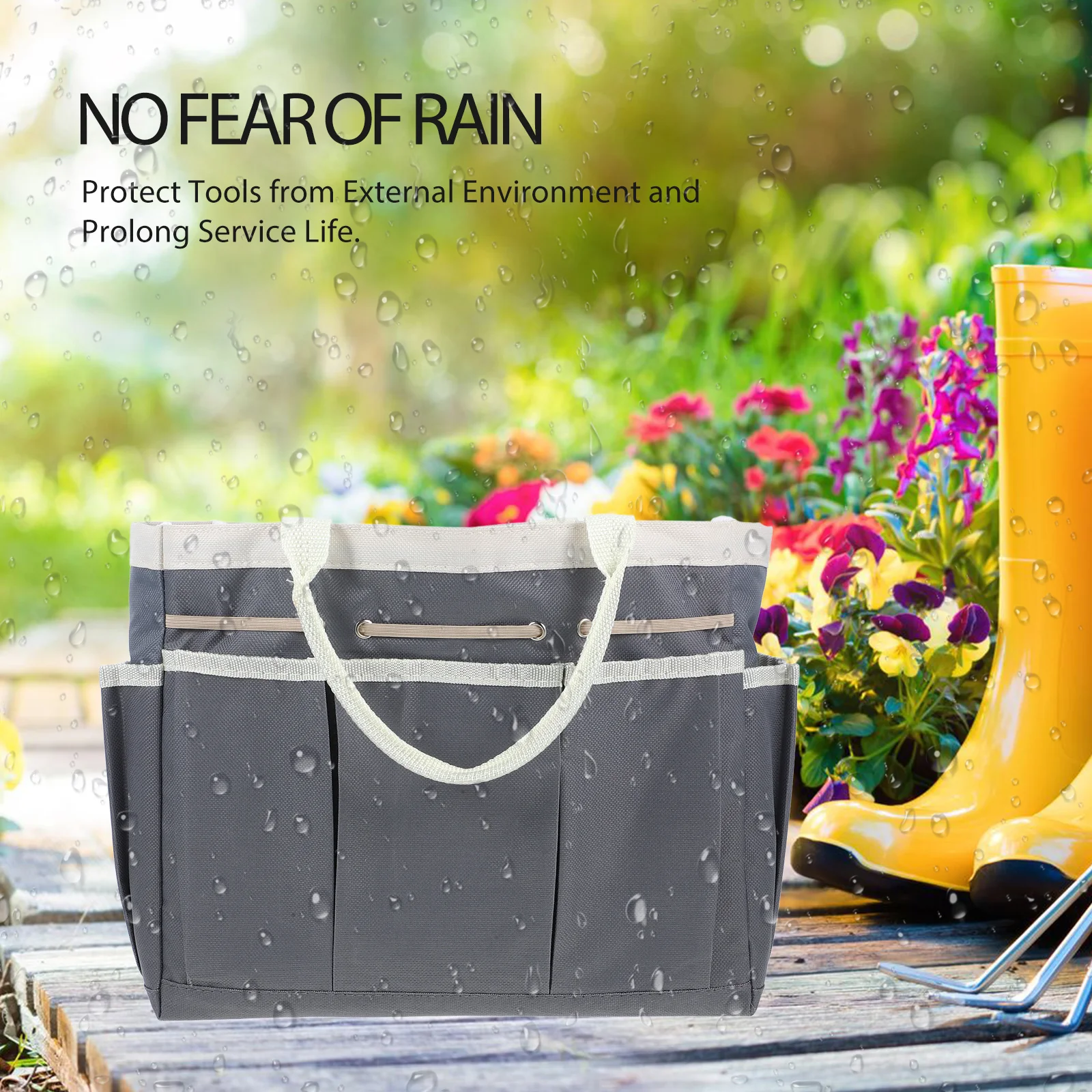 Garden Tool Storage Bag Large Capacity Oxford Cloth Gardening Bags For Tools Gardening Tote Bags Tools Container Utility Travel