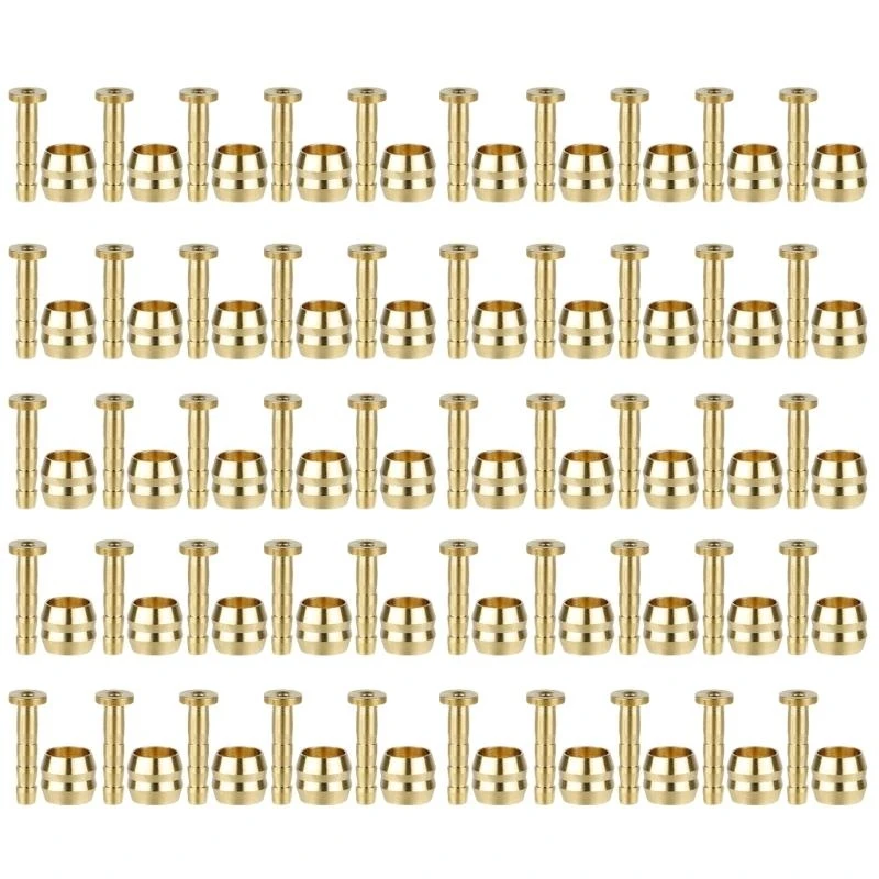 

50 Set Bicycles Connecting Bolts Bleed for Bike Part Hydraulic Brake Hose Oil Pipe Connector Tube Fittings Insert