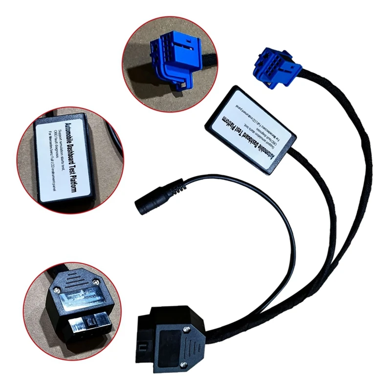 Automobile Dashboard Test Platform W205 W213 W253 W164 Cable For Mercedes-Benz Full LCD Instrument Panel