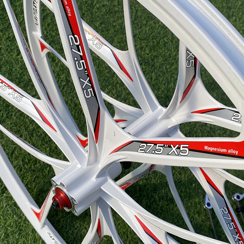 Cassette 26Inch 27.5Inch Integrated Wheel Mountain Wheel Magnesium Alloy MTB Disc Brake 10 Spokes Wheelset Support 8/9/10 Speed