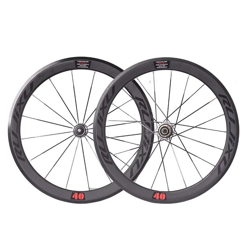 

Manufacturer's Hot Selling 20 Inch 451 Carbon Fiber Wheelset, Foldable Bicycle Wheelset Open Caliper V Brake/C Brake Wheelset