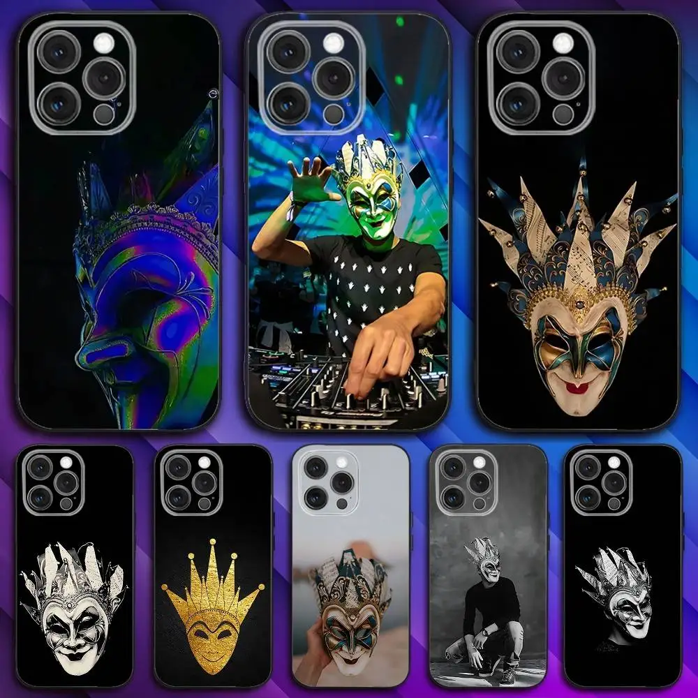 

DJ B-Boris B-Brejcha Phone Case For iPhone 17,16,15,14,13,12,11,Pro,Max,Plus,X,XS,SE4,E,Mini,Soft Black Case