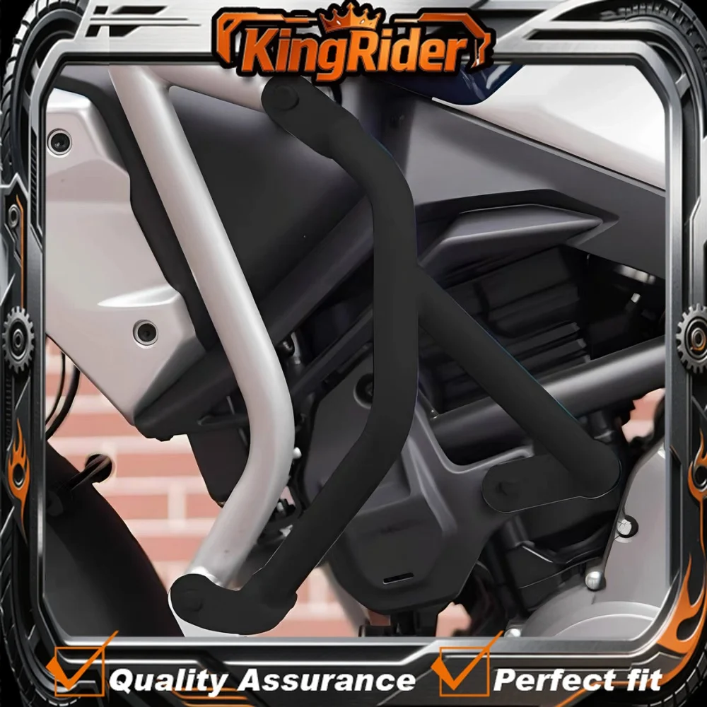 Suitable for 700MT motorcycles, high-grade bumper, anti-fall guard, lower full-coverage modified guard, carbon steel.
