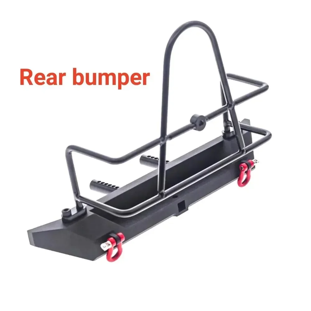

Metal Front Rear Bumper with Tow Hook Defender for 1/10 RC Crawler Axial SCX10 90046 SCX10 III AXI03007 Trxs TRX4