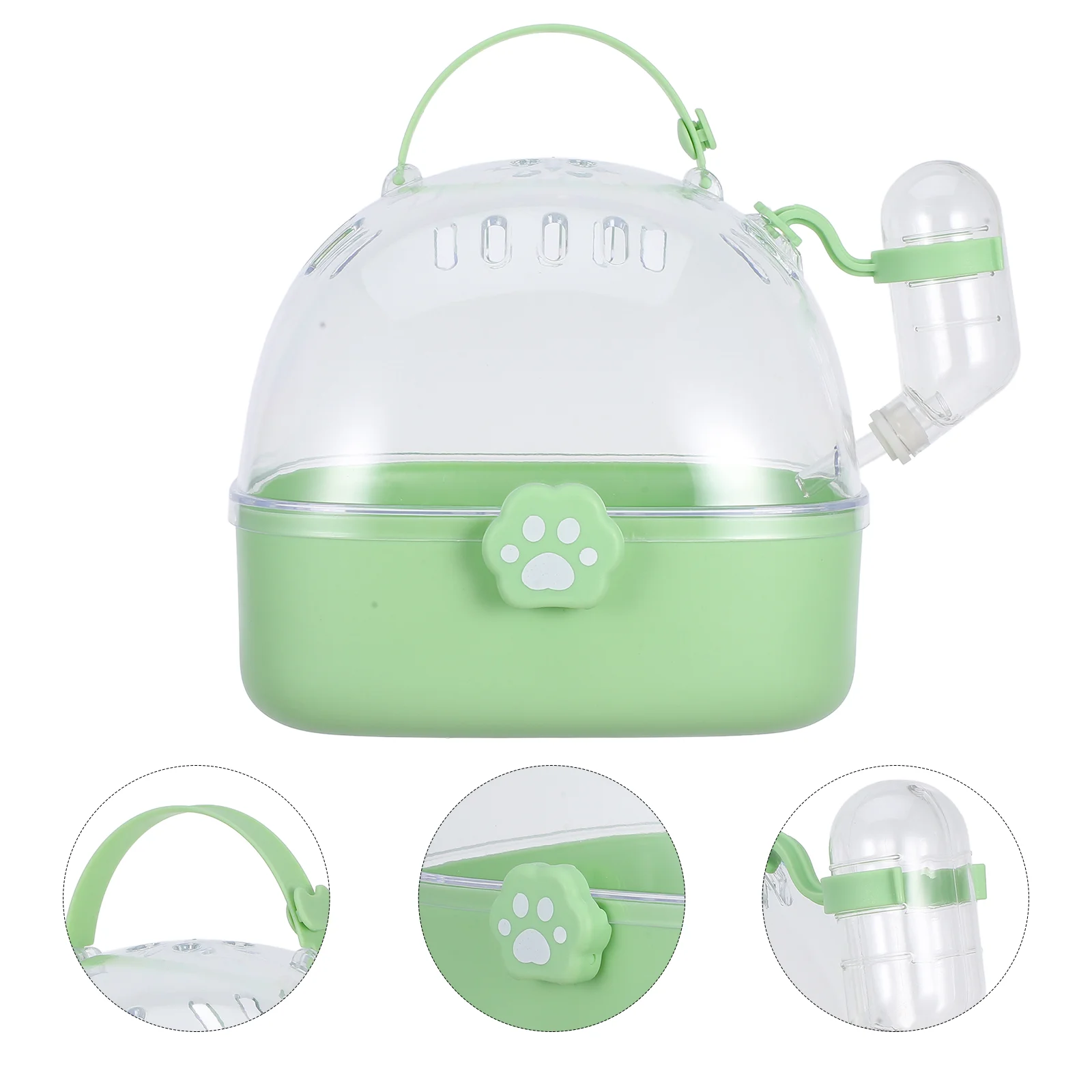 

Hamster Cage Portable Carrying Case Bunny Essentials Animal Light Carriers for Rabbits Travel