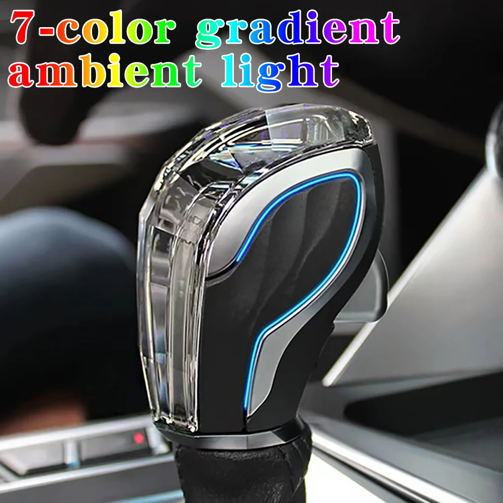 

For Cadillac CT4 led Gear shift knob modified gear stick handle XTS ATS SRX CTS crystal luminous acesorios gear rod shift lever