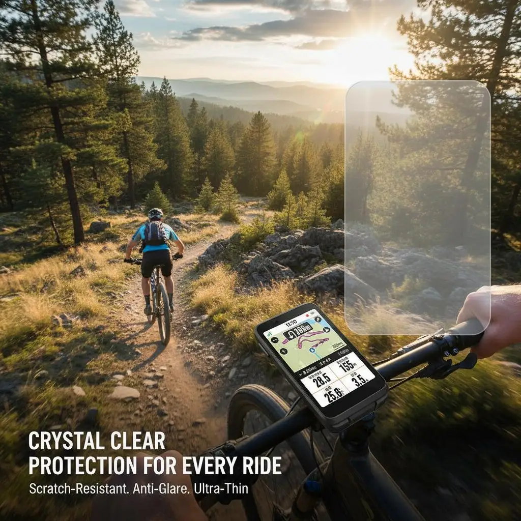 For iGPSPORT BiNavi Air Bicycle Code Table High-Definition Frosted Explosion-Proof Screen Protector Aircode Navigation Device Fi