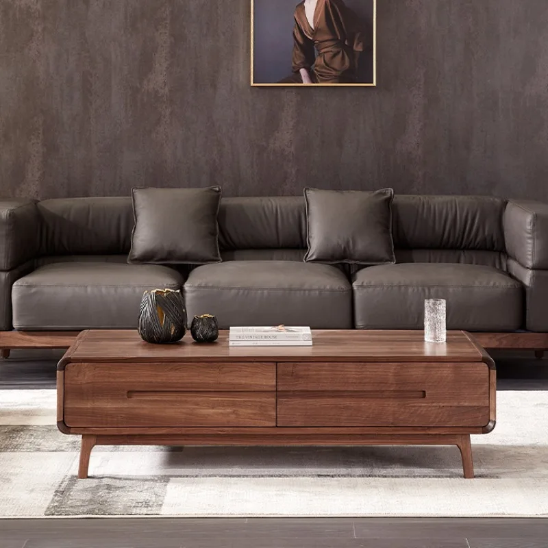 

For Rectangle Decoration Coffee Table Trendy Simple Vintage Professional Luxury Events Side Table Wooden Couchtisch Furniture