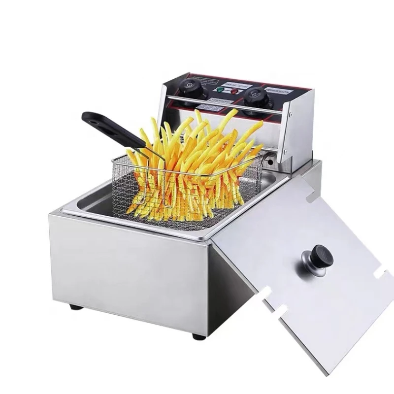 small electrical deep fryer with basket fat for chip