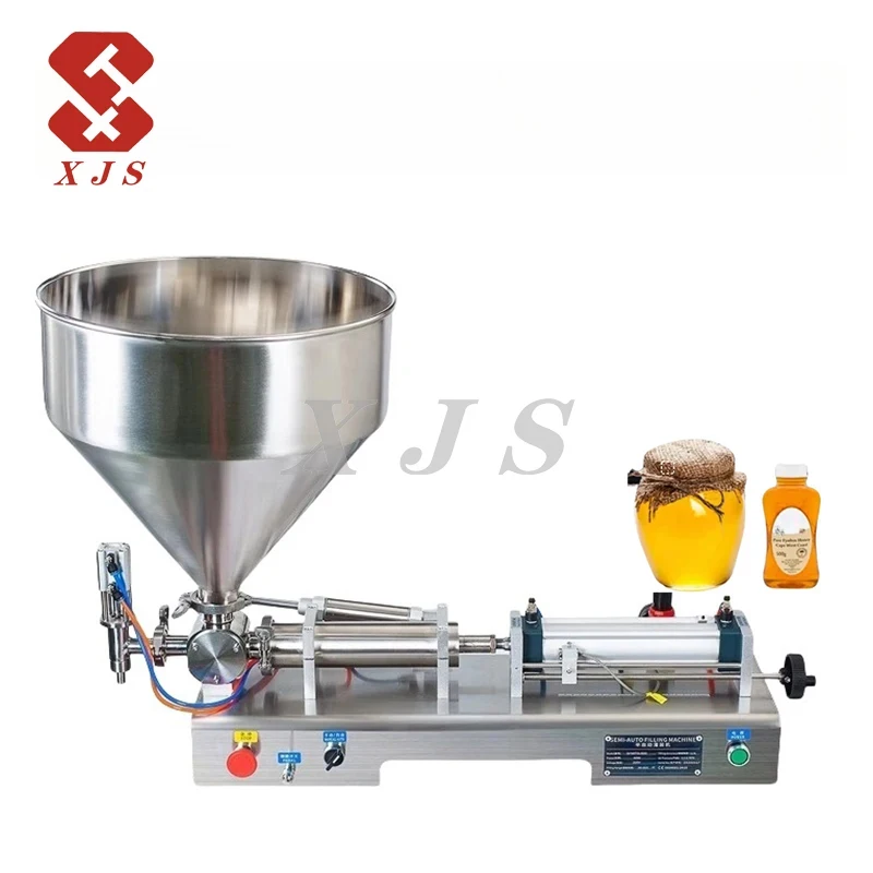 

Полуавтоматическая поршневая машина для розлива паст, мазей, меда, моющих средств, мыла, пневматические фасовочные машины