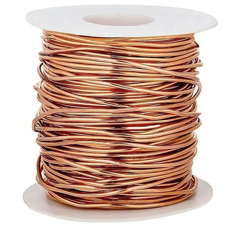 【ABFS】99.9% Dead Soft Copper Wire, 18 Gauge/ 1 mm Diameter, 213 Feet/ 65 M, 1 Pound Spool Pure Copper Wire