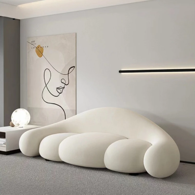 

Nordic Modern Living Room Sofas Unique Fancy Lounge Floor Sofa Puffs Designer Woonkamer Banken Furniture Living Room