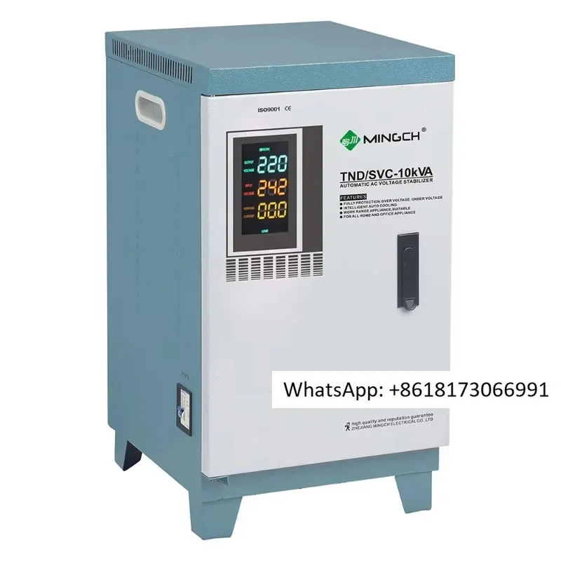 Single phase 120V 220V 230V SVC 5KVA 10 KW 10KVA 15KVA 20KVA copper servo motor automatic voltage regulator