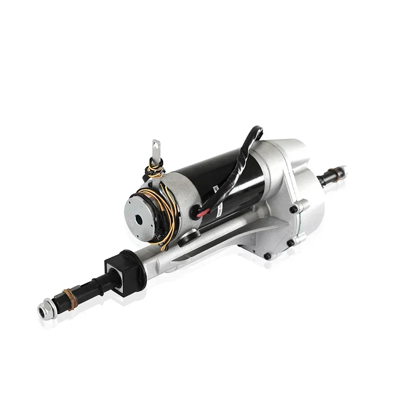 24v  customized 800w go kart rear axle kit rear differential axle with driver system for floor cleaning machine