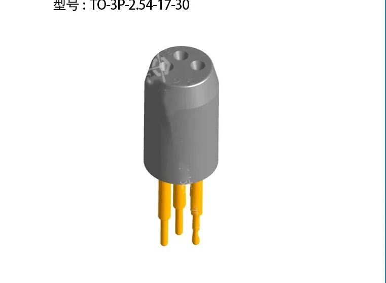 Laser Diode Test Socket, Laser Tube LD Test Seat TO-3P-2.54-17-30 Electrode Plug