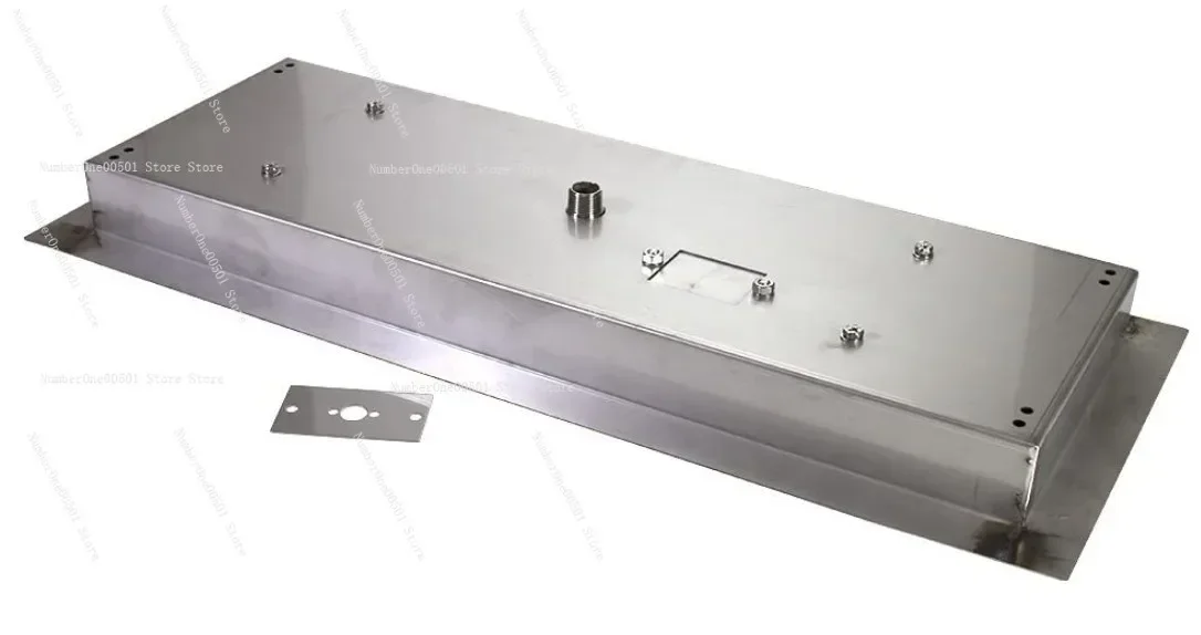 304 Stainless Steel Outdoor Fire Pit H Type Burner Inset 24x8 Inch Rectangle Fire Bowl Ready to Ship