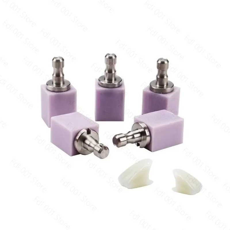 5Pcs/Box CAD Lithium Disilicate Dental Translucency Materials Glass Ceramic Blocks Dentistry Lab Materials