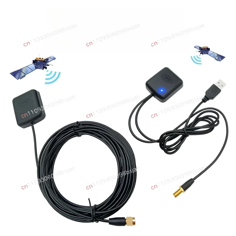High gain receiving and transmitting antenna Vehicle Beidou GPS antenna Signal compensation 2-in-1 antenna
