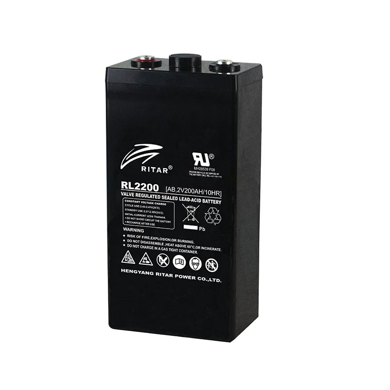 Ritar Opzv Battery Gel 2v 1000ah Lead Acid Rechargeable 24v 500ah Black Color Customized Your Own Logo